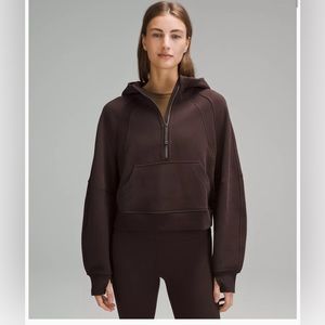 Lululemon- Scuba Oversized Half-Zip Hoodie - XL/XXL - Brown